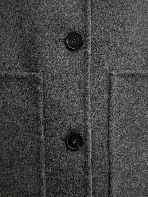 Marc O'Polo kurtka z dodatkiem wełny kolor szary przejściowa 600024370009