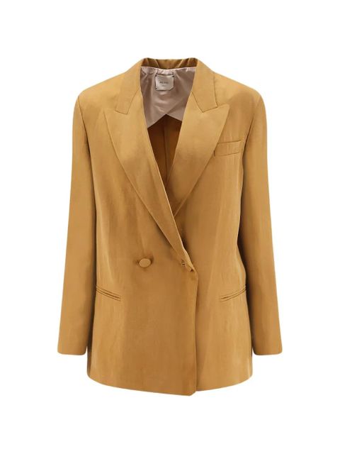 Alysi double-breasted peak-lapel blazer - Neutrals - zdjęcie produktu nr 1