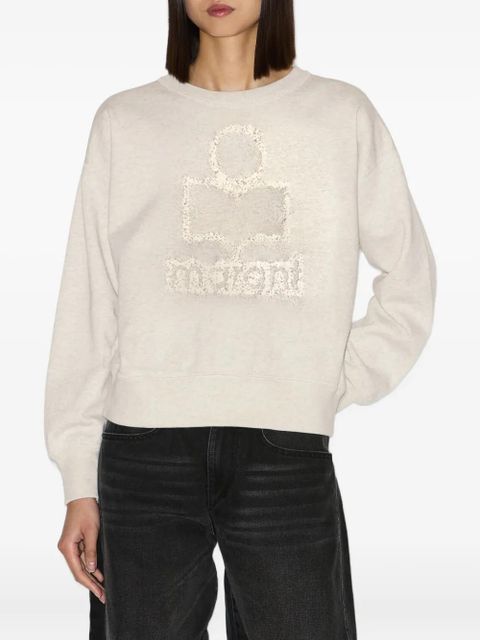 MARANT ÉTOILE Mobyili logo-printed sweatshirt - Neutrals