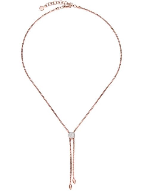 Monica Vinader Fiji button lariat diamond necklace - Pink - zdjęcie produktu nr 1