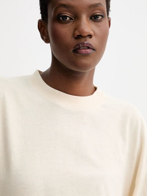 American Vintage t-shirt damski kolor beżowy UDA02A