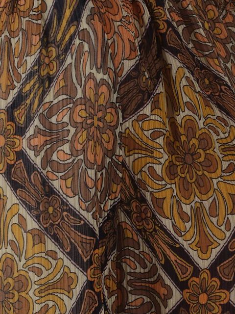 ETRO ruffled floral-print dress - Brown - zdjęcie produktu nr 2