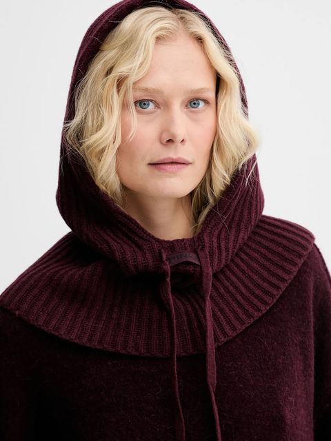 Pinko kominiarka wełniana kolor bordowy 104494 A2Z1 - zdjęcie produktu nr 1