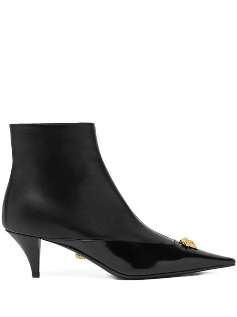 Versace Medusa head pointed-toe boots - Black - zdjęcie produktu nr 1