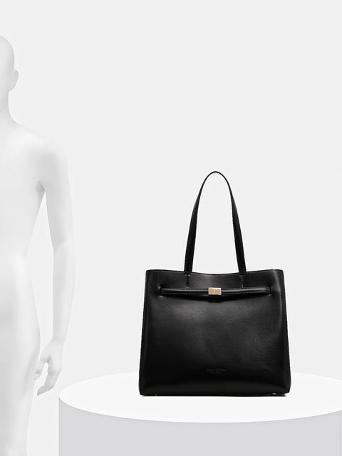 Marc O'Polo torebka skórzana kolor czarny 5000009275