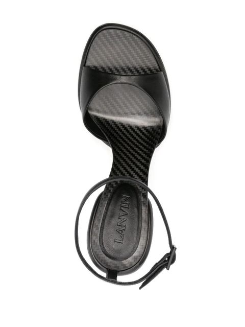 Lanvin Straplight 110mm sandals - Black
