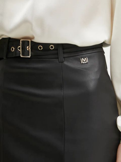 Marciano Guess spódnica CLIO kolor czarny mini ołówkowa 5RGD04 7114A