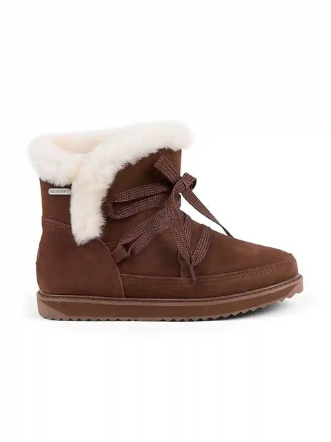Emu Australia śniegowce zamszowe Thorsby kolor brązowy W13215 - zdjęcie produktu nr 1