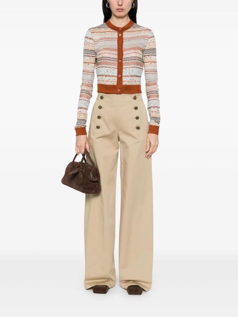 Missoni lurex-detail cardigan - Brown - zdjęcie produktu nr 2