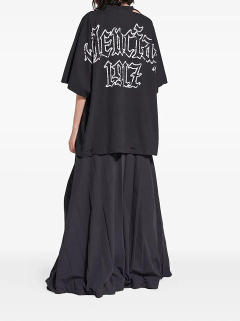 Balenciaga cotton logo-print T-shirt - Black - zdjęcie produktu nr 2