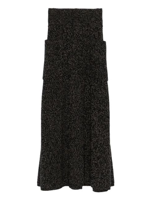 Max Mara knitted tiered skirt - Black - zdjęcie produktu nr 1