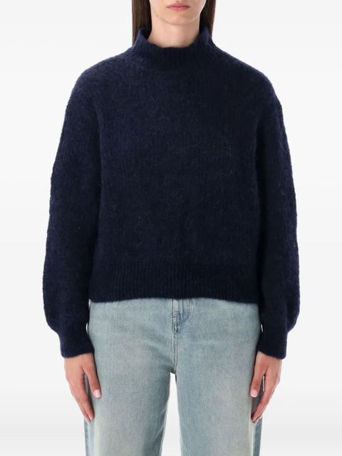 American Vintage high-neck sweater - Blue - zdjęcie produktu nr 1