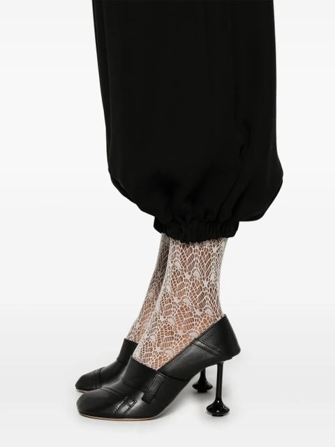 Valentino Garavani elastic-ankle trousers - Black