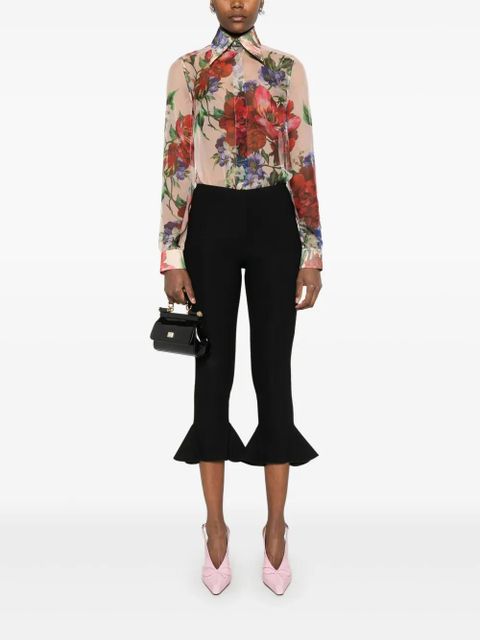 Dolce & Gabbana Camellia-print shirt - Pink