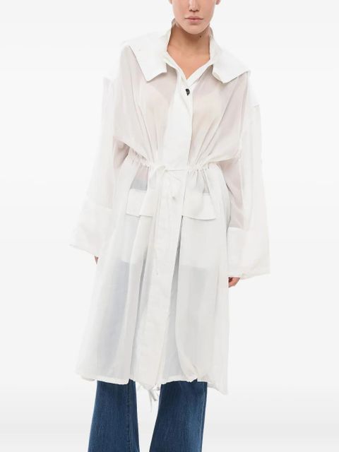 Ferragamo silk parka - White - zdjęcie produktu nr 1