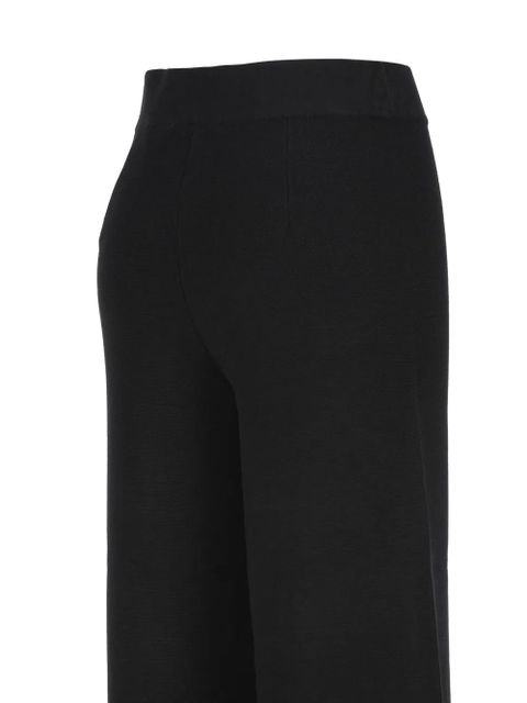 Max Mara Marzia elastic-waist palazzo pants - Black