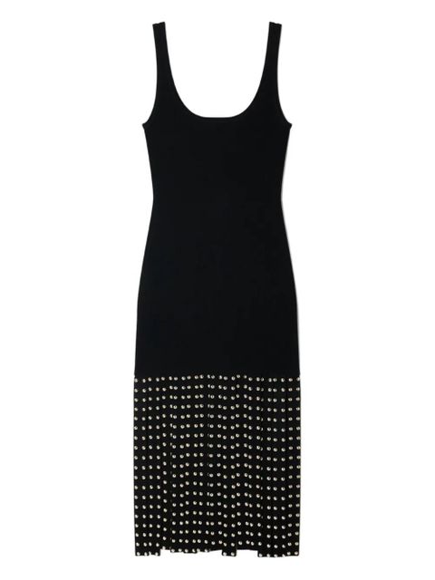 SANDRO studded knitted midi dress - Black - zdjęcie produktu nr 1