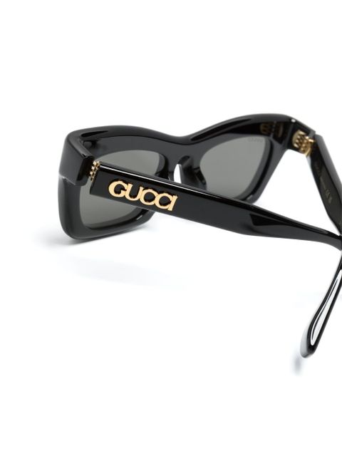 Gucci Eyewear cat-eye sunglasses - Black - zdjęcie produktu nr 2
