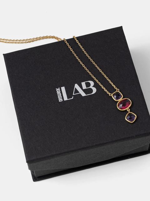 Answear.LAB naszyjnik ze srebra 925 pozłacanego 18k złotem - zdjęcie produktu nr 2