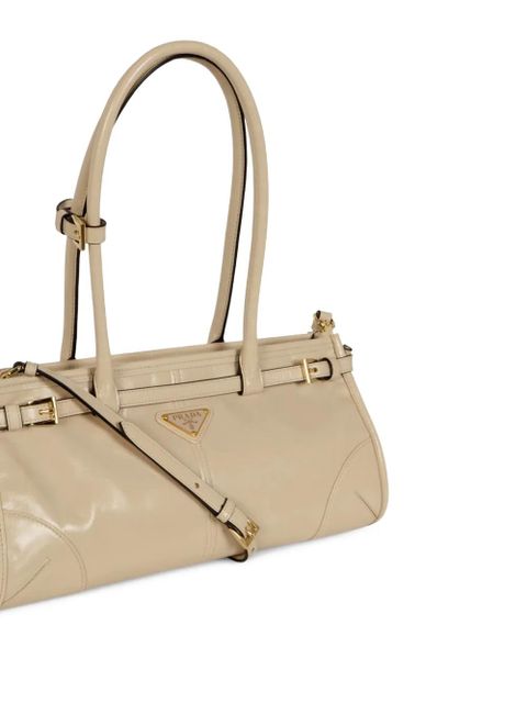 Prada Bonnie medium leather handbag - Neutrals