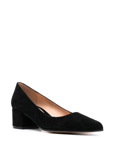 Gianvito Rossi Piper 45mm suede pumps - Black - zdjęcie produktu nr 2