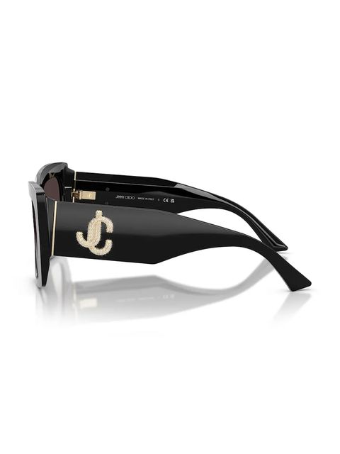 Jimmy Choo okulary przeciwsłoneczne damskie kolor czarny 0JC5036B