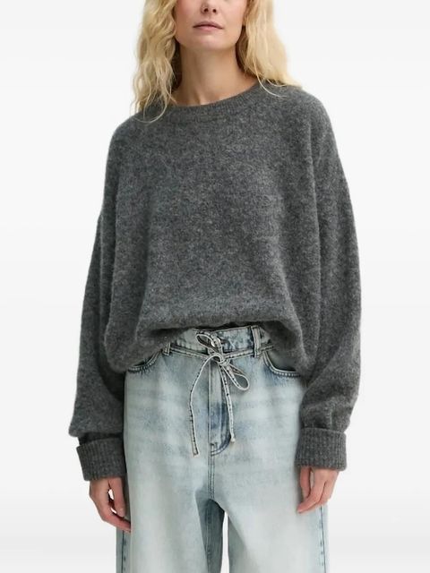 American Vintage long-sleeve crew-neck sweater - Grey - zdjęcie produktu nr 1