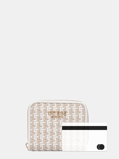 Guess portfel MIREMA damski kolor beżowy SWWG96 31137