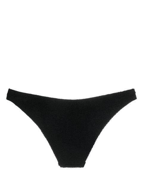 Bond-eye seersucker-texture stretch bikini bottom - Black - zdjęcie produktu nr 2