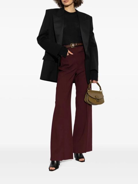 Victoria Beckham Alina palazzo pants - Red