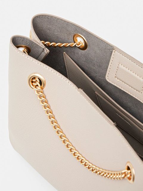 Calvin Klein torebka kolor beżowy LV04F3205G