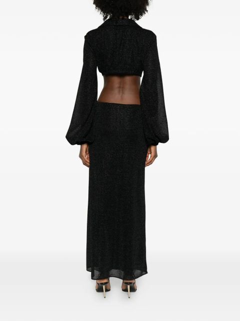 Oséree cutout ring maxi dress - Black