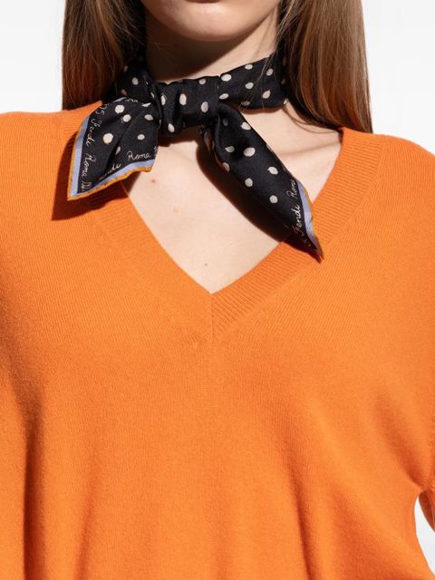FENDI polka-dot scarf - Black