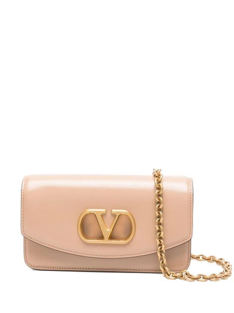 Valentino Garavani VLogo-signature leather shoulder bag - Neutrals - zdjęcie produktu nr 1