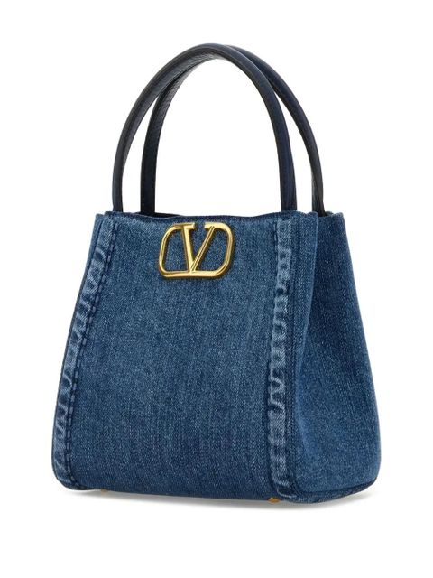 Valentino Garavani small Alltime tote bag - Blue