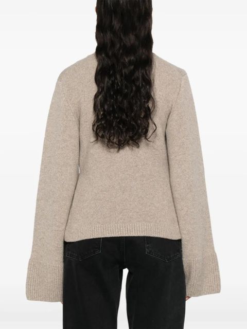 KHAITE Scarlet cardigan - Neutrals