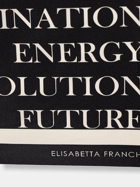 Elisabetta Franchi apaszka damska jedwabna - zdjęcie produktu nr 1