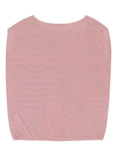 Loro Piana striped silk vest - White - zdjęcie produktu nr 2