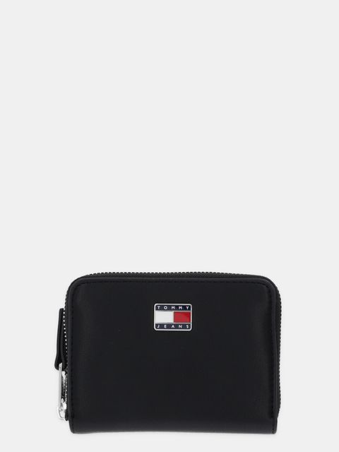 Tommy Jeans portfel damski kolor czarny AW0AW18031 - zdjęcie produktu nr 1