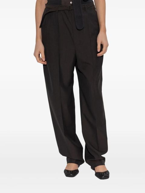 LEMAIRE belted tailored trousers - Black - zdjęcie produktu nr 2