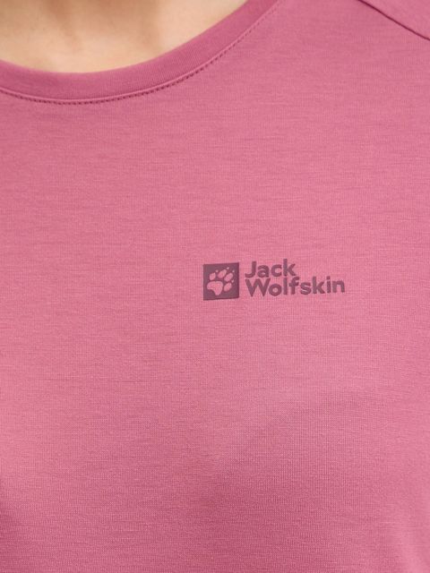 Jack Wolfskin longsleeve sportowy Vonnan kolor różowy A60290