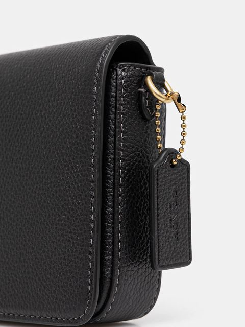 Coach torebka skórzana Mila kolor czarny CAO01 - zdjęcie produktu nr 2