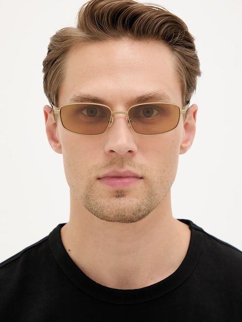 Jacquemus okulary przeciwsłoneczne SERA kolor złoty JAC121C1SUN