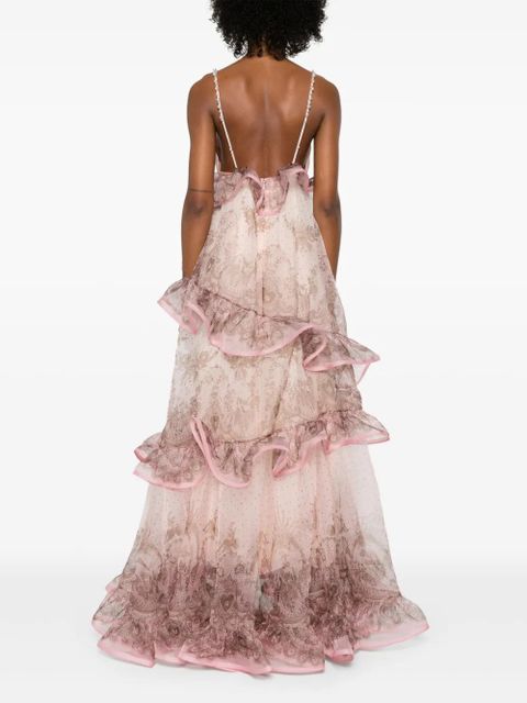 ZIMMERMANN Crush maxi dress - Pink