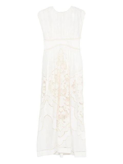 ZIMMERMANN Daylight waisted lace dress - White - zdjęcie produktu nr 1