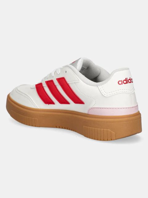 adidas sneakersy Courtblock Bold damskie kolor beżowy JI2209