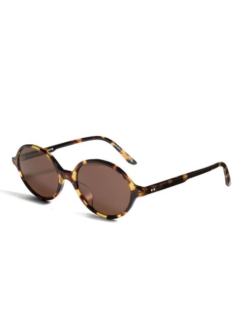 KHAITE x Oliver Peoples oval-frame sunglasses - Brown - zdjęcie produktu nr 2