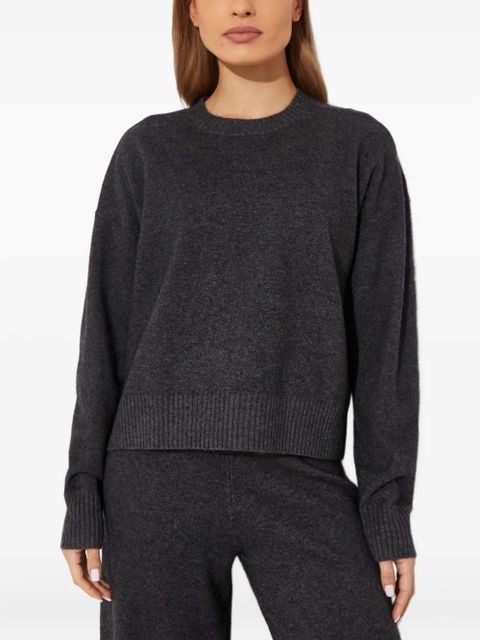 Yves Salomon crew-neck sweater - Grey