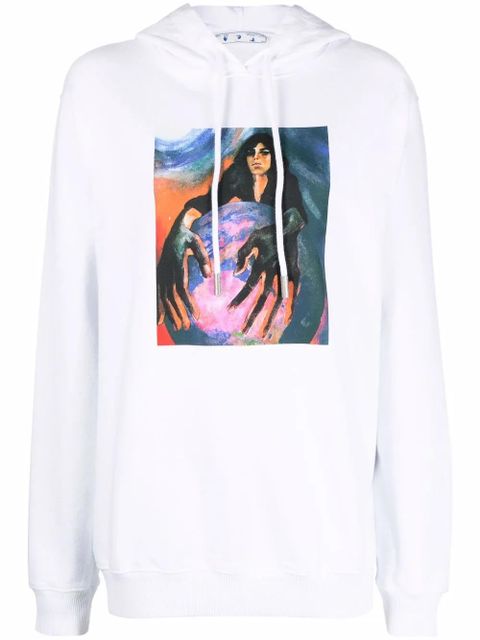 Off-White graphic-print hoodie - zdjęcie produktu nr 1