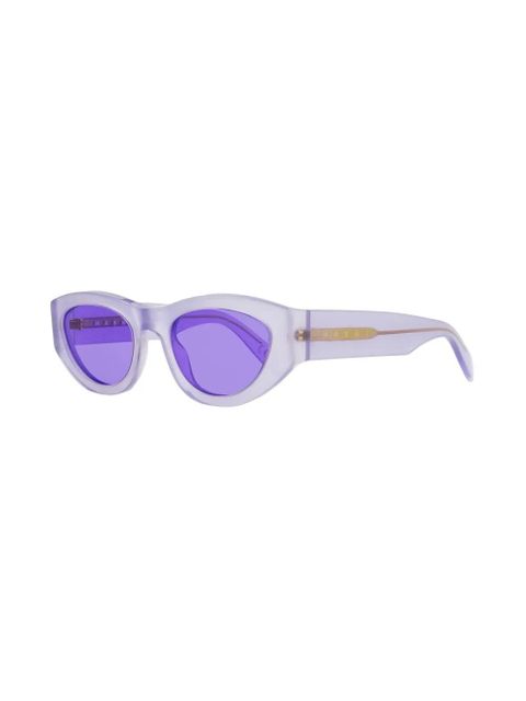 Marni Eyewear Rainbow Mountains cat-eye sunglasses - Purple - zdjęcie produktu nr 2